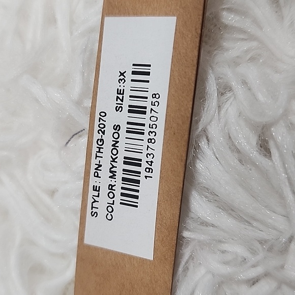 SKIMS FITS EVERYBODY T-STRING THONG/ MYKONOS/L, 3X/ NWT - Picture 9 of 15